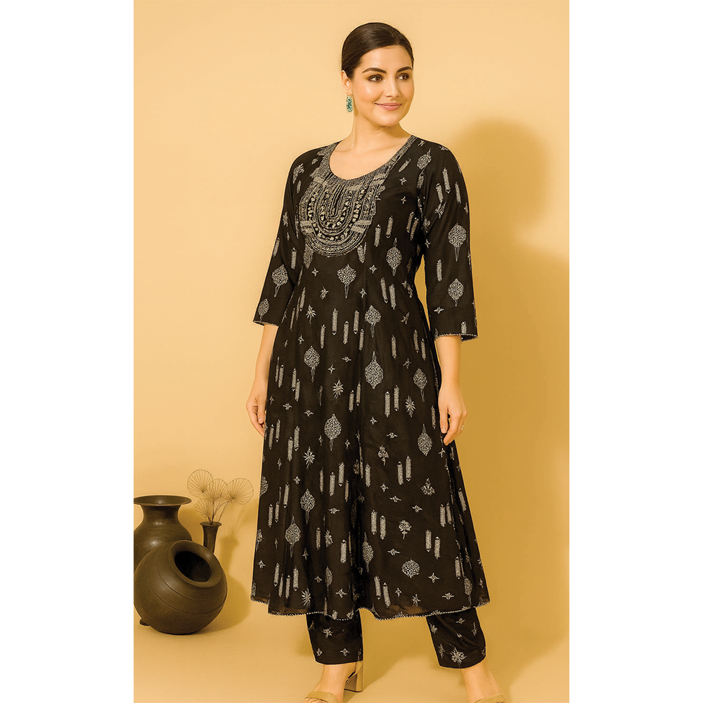 ladies frock suit